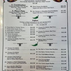 La Fonda Mexican Foods - Menu