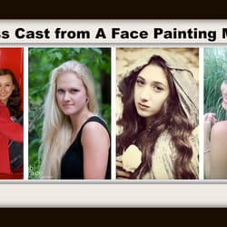 A face painting mom - Princess Cast photos!