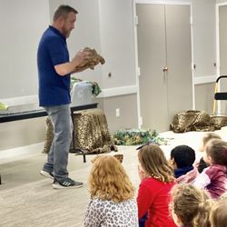 Radnor Memorial Library -- animal visit from Eyes of The Wild Refuge