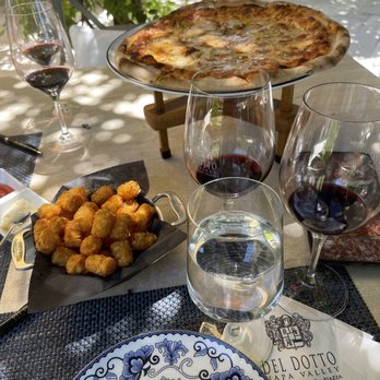 Piazza Del Dotto - End of the tour Pizza and truffled tator tots - Wineries Near Me - Napa, California Piazza Del Dotto - End of the tour Pizza and truffled tator tots - Wineries Near Me - Napa, California