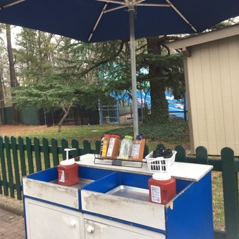 Boardwalk Fries - a hot dog stand with a blue umbrella - Food Stands Near Me - Doswell, Virginia
