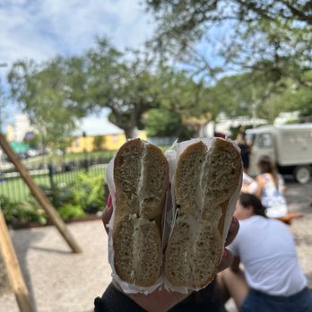 Pete’s Ybor - Salt Bagel with Garden Herb Spread - Coffee & Tea Near Me - Tampa, Florida Pete’s Ybor - Salt Bagel with Garden Herb Spread - Coffee & Tea Near Me - Tampa, Florida