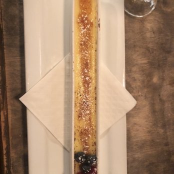 Five - Creme brûlée. It was actually warm, which I prefer, but was starting to melt a little bit. - Seafood Near Me - White Rock, British Columbia