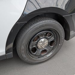 Tirezilla - The repaired tire.