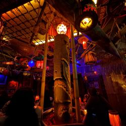 The Lucky Tiki - The large tiki in the center of the space