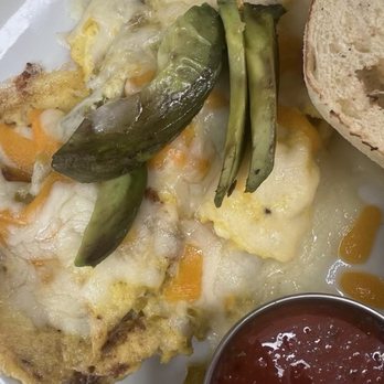 Another Broken Egg Cafe - Lucy omelette served with a disgusting avocado - Breakfast & Brunch Near Me - Pembroke Pines, Florida Another Broken Egg Cafe - Lucy omelette served with a disgusting avocado - Breakfast & Brunch Near Me - Pembroke Pines, Florida