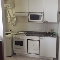 Adagio Curitiba Parque Barigui - Cozinha e área de serviços do quarto
