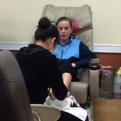 Tulip Nail Salon - Getting a pedicure