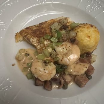 Elizabeth On 37th - Flounder and shrimp, southern style, light and flavorful, delicate, great touch - New American Near Me - Savannah, Georgia Elizabeth On 37th - Flounder and shrimp, southern style, light and flavorful, delicate, great touch - New American Near Me - Savannah, Georgia