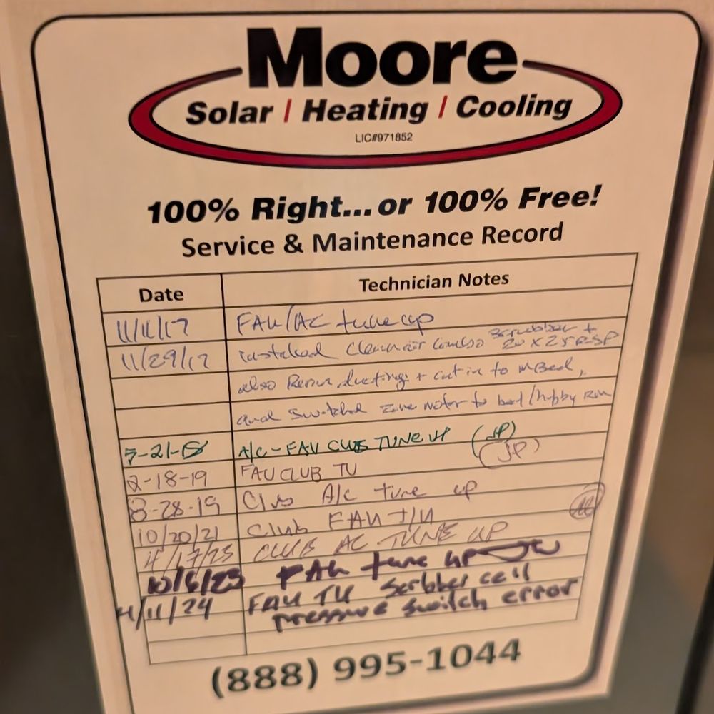 Moore Home Services - Heating & Air Conditioning/HVAC Near Me - Santa Rosa, California Moore Home Services - Heating & Air Conditioning/HVAC Near Me - Santa Rosa, California