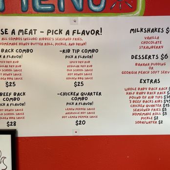 Ribbee’s - Menu - Barbeque Near Me - Fort Worth, Texas Ribbee’s - Menu - Barbeque Near Me - Fort Worth, Texas