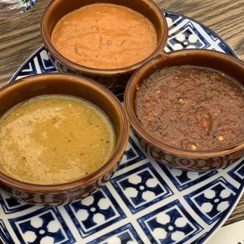 Teocalli Cocina - Macha is the top salsa which is peanut based and delicious. - Mexican Near Me - Lafayette, Colorado Teocalli Cocina - Macha is the top salsa which is peanut based and delicious. - Mexican Near Me - Lafayette, Colorado