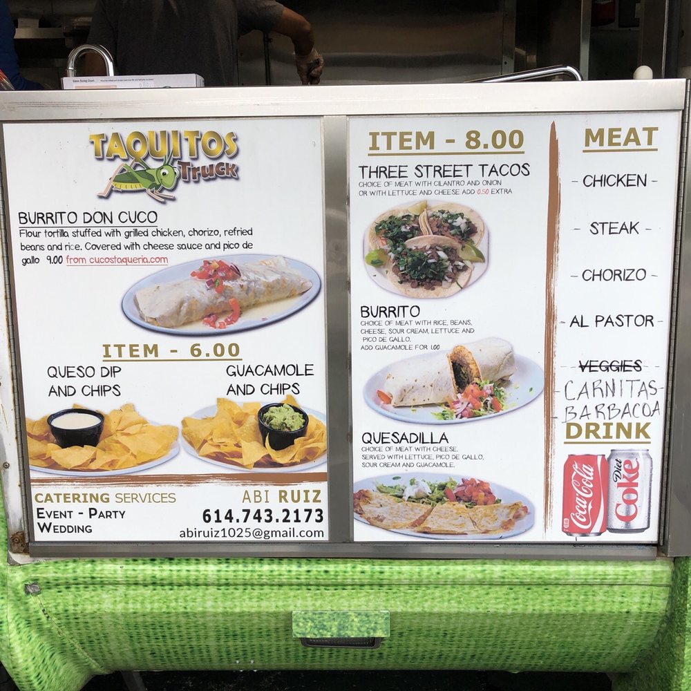 Taquitos Truck - (10/12/2017) - Food Trucks Near Me - Columbus, Ohio