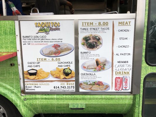 Menu photo 4 Taquitos Truck Columbus, OH Menu photo 4 Taquitos Truck Columbus, OH