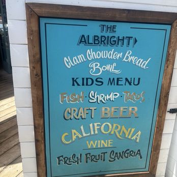 The Albright - Promotional Menu - Seafood Near Me - Santa Monica, California The Albright - Promotional Menu - Seafood Near Me - Santa Monica, California