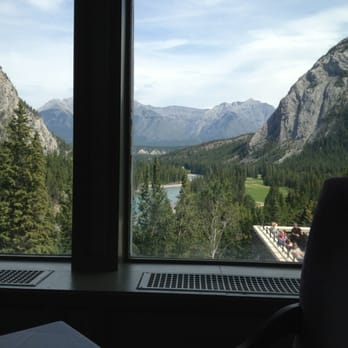 Rundle Bar - View from afternoon tea table - Lounges Near Me - Banff, Alberta Rundle Bar - View from afternoon tea table - Lounges Near Me - Banff, Alberta