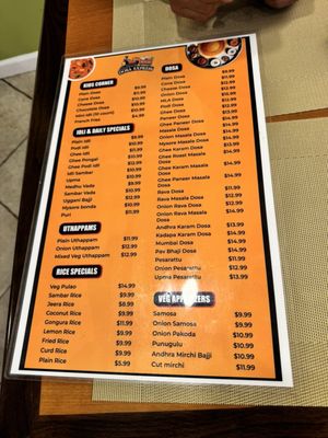 Menu photo 3 Dosa Express San Mateo, CA
