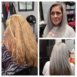 Red Rock Hair Salon - Silver fashion color