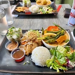 Thai House - His and hers lunch specials. So delicious!