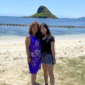 Mokolii Island - 05.31.21 me and youngest - Beaches Near Me - Kaneohe, Hawaii Mokolii Island - 05.31.21 me and youngest - Beaches Near Me - Kaneohe, Hawaii