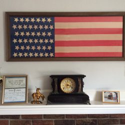 The Art Corner - My beautifully framed flag