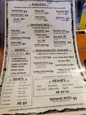 Menu photo 5 Boonedocks Tusk & Tavern Union, KY Menu photo 5 Boonedocks Tusk & Tavern Union, KY