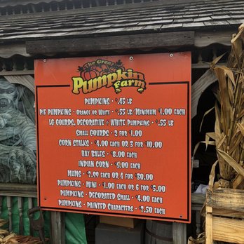 The Great Pumpkin Farm - Prices - Pumpkin Patches Near Me - Clarence, New York