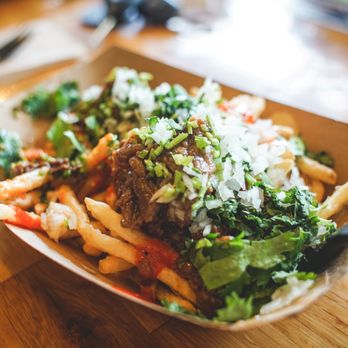 Fat Bao - Pork belly fries ($8). Not as much meat as I wished... but yummy while it lasted. :) - Chinese Near Me - Houston, Texas