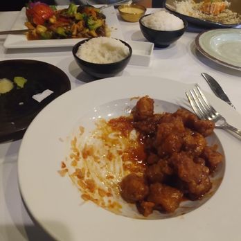 Jasmine Asian Bistro - a plate of food on a table - Asian Fusion Near Me - Canton, Ohio