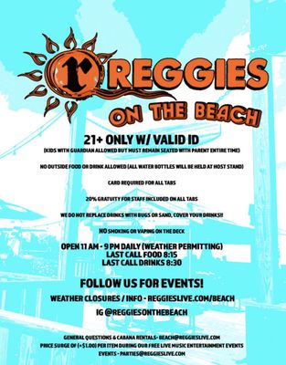 Reggies on the Beach by null