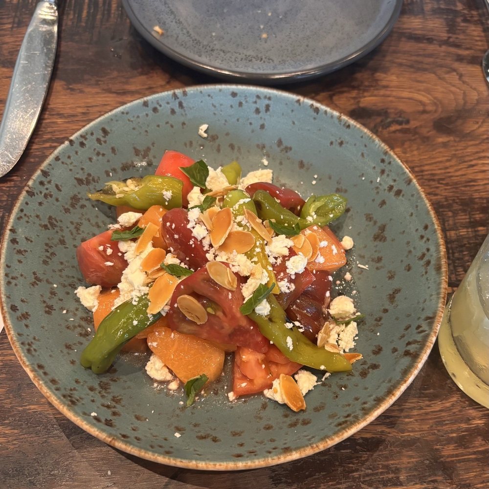 Gemma - Heirloom tomato salad - French Near Me - Dallas, Texas Gemma - Heirloom tomato salad - French Near Me - Dallas, Texas