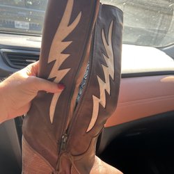 Uptown Cheapskate - Dingo brand, real leather, for only $45, and they look like they've never been worn.