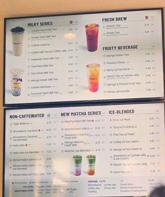 Menu photo 3 Sharetea Irvine, CA