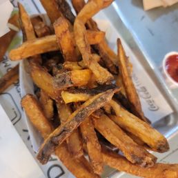Our food came out and the fried were cold. Service sucks