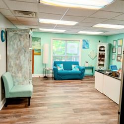 Agave Body Wellness - Our small and cozy waiting room and retail area.