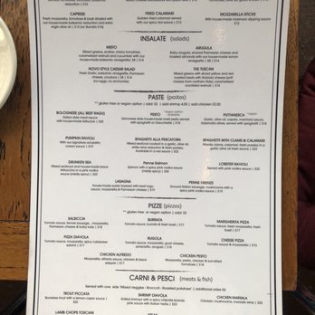Novo Cafe - Menu - Italian Near Me - Burbank, California Novo Cafe - Menu - Italian Near Me - Burbank, California