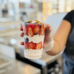Great Harvest Bread - We love the berry parfait at Great Harvest