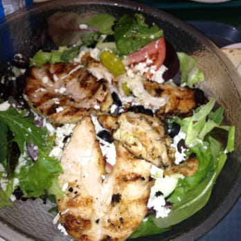 Jim's Deli - My Greek salad with Chicken. it is HUGE. - Delis Near Me - Brighton, Massachusetts Jim's Deli - My Greek salad with Chicken. it is HUGE. - Delis Near Me - Brighton, Massachusetts