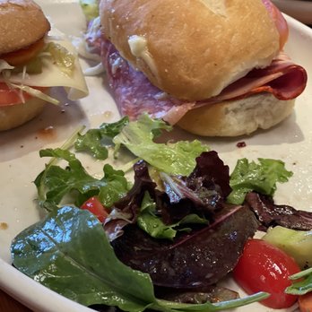 The Parlor - The Grinder Pane Comes with fries or salad. The salad is perfect with the vinaigrette. - Pizza Near Me - Phoenix, Arizona The Parlor - The Grinder Pane Comes with fries or salad. The salad is perfect with the vinaigrette. - Pizza Near Me - Phoenix, Arizona