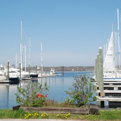 Safe Harbor New England Boatworks - Calm day in the marina basin