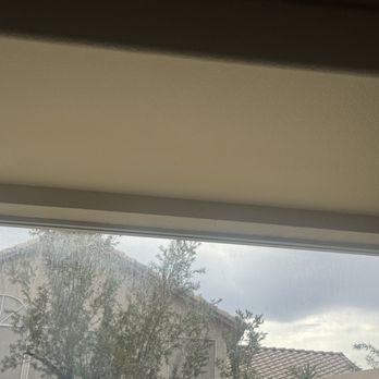 Master Finishes - After he fixed the crack - Drywall Installation & Repair Near Me