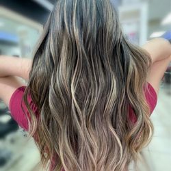 Xinyu Hair Salon - Blonde balayage hair color