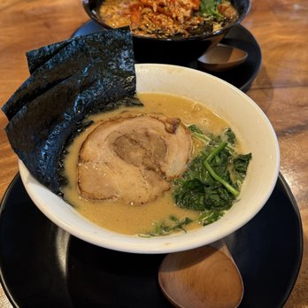 Mensho - classic ramen (front) v.g.k.o (back) - Ramen Near Me - Kapolei, Hawaii
