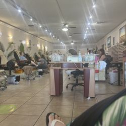 Waiting area and spa