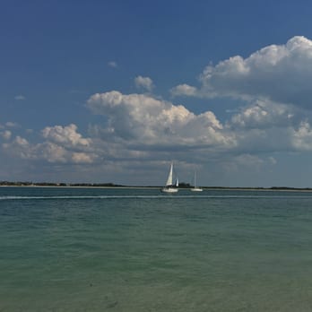 Pass-A-Grille Beach - Beautiful water with plenty of sailboats to watch - Beaches Near Me - Saint Pete Beach, Florida