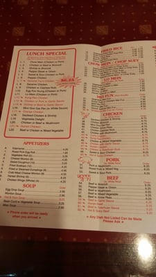 Menu photo 4 Joy Garden Forest Lake, MN