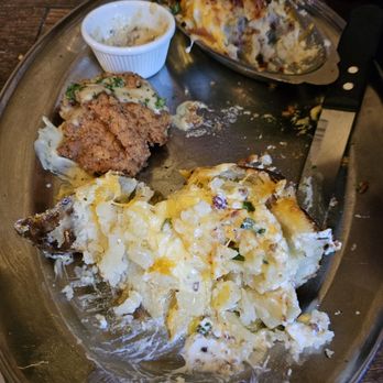 Saddle Ranch - Fried chicken breast with 2 side!! This dish is finger licking good! A must try... - Steakhouses Near Me - Orange, California Saddle Ranch - Fried chicken breast with 2 side!! This dish is finger licking good! A must try... - Steakhouses Near Me - Orange, California