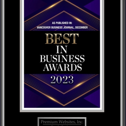 Premium Websites - Best in Vancouver website designer from Vancouver Business Journal. Premium Websites