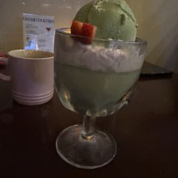 Green tea panna Cota Green tea panna Cota
