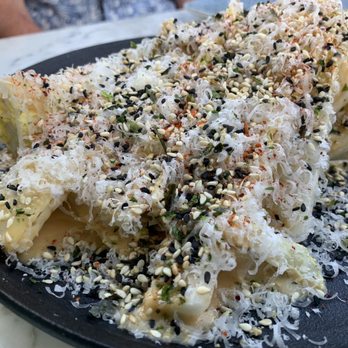 Lutèce - Charred Napa Cabbage w Miso dressing and fresh shredded Parmesan cheese - French Near Me - Washington, DC, District of Columbia Lutèce - Charred Napa Cabbage w Miso dressing and fresh shredded Parmesan cheese - French Near Me - Washington, DC, District of Columbia
